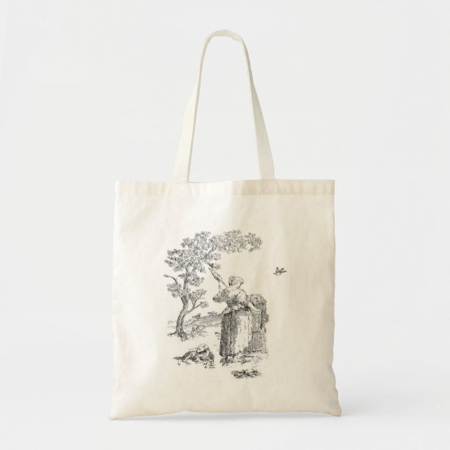 Ancient rural artwork tote bag (Front)