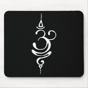 Ancient Sanskrit Breathe Om Symbol Yoga Buddhism M Mouse Pad