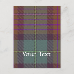 Ancient Scottish tartan Postcard