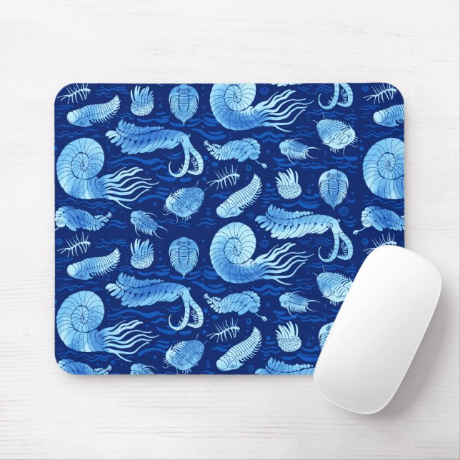Ancient sea animals: Trilobites, Anomalocaris... Mouse Pad (With Mouse)