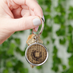 Ancient seal, Well Being, Tea & Tao - China Keychain