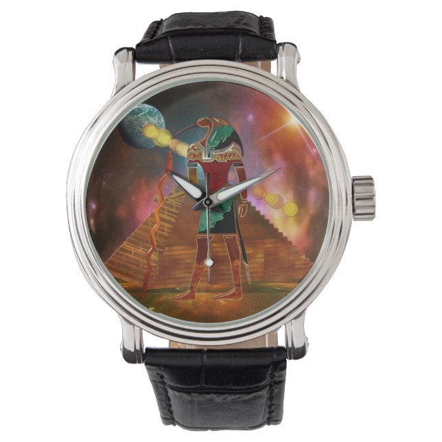 Ancient Secrets THOTH 3D Egyptian Scifi Watch (Front)