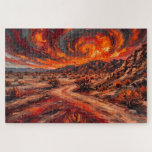 Ancient Soul: Gallery Edition Solar Vortex Jigsaw Puzzle<br><div class="desc">Feel the timeless energy of the Southwest. This Gallery Edition puzzle captures the "Ancient Soul of the Cahuilla Land, " featuring a swirling Solar Vortex sky that echoes the rich textures of the La Quinta desert floor. Rendered in Digital Modern Impressionism, this 1, 014-piece challenge is a premium invitation to...</div>