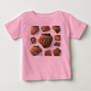Ancient Stone Artifact Pattern Baby Tee