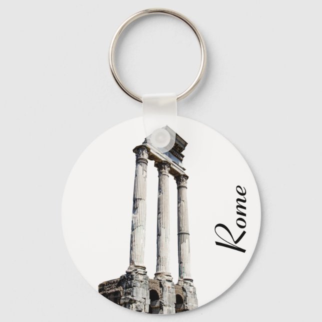 Ancient stone columns keychain (Front)