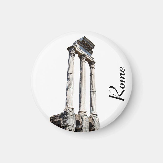 Ancient stone columns magnet (Front)