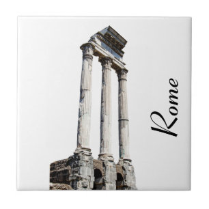Ancient stone columns square tile