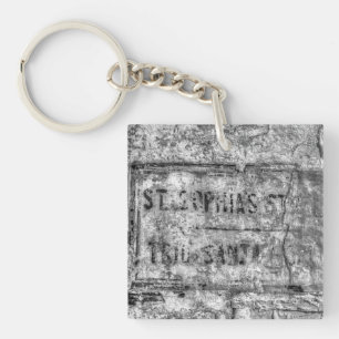 Ancient Street Sign Malta Keychain