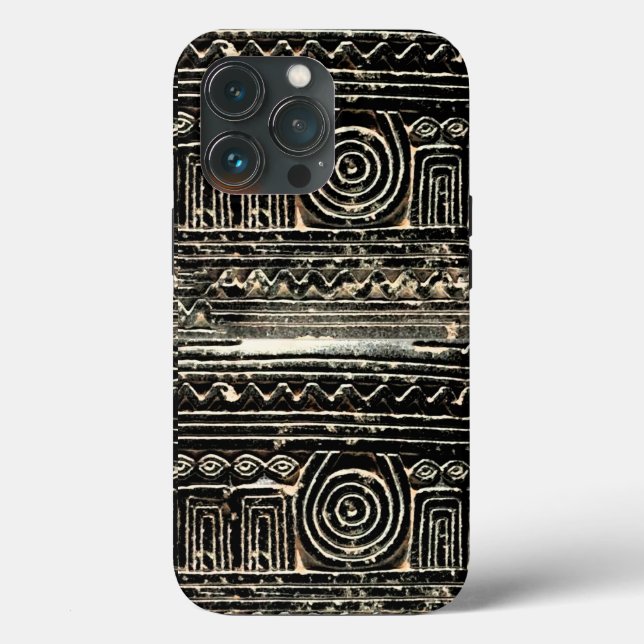 Ancient Sumerian Mesopotamian Pattern Case-Mate iPhone Case (Back)