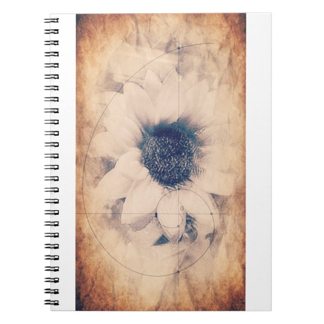 Ancient Sunflower Notebook (Front)