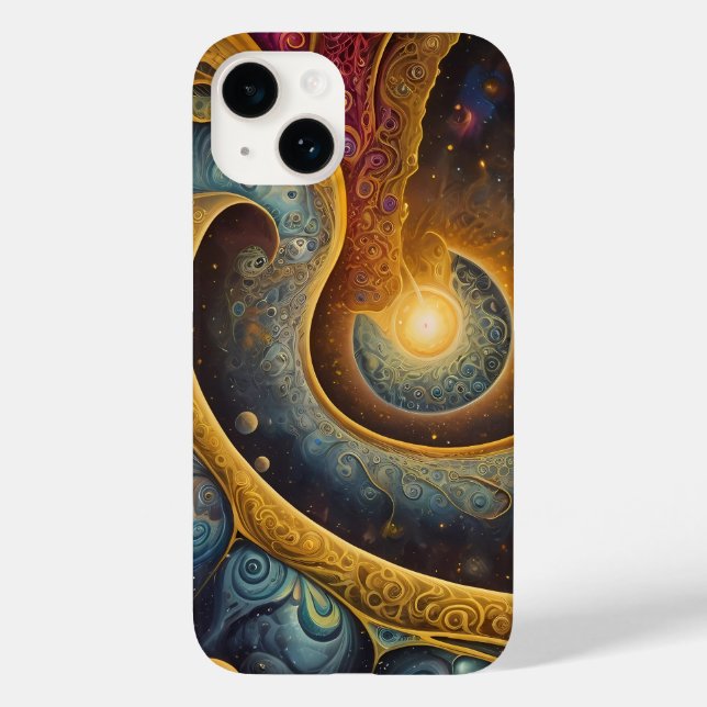 Ancient symbols in vibrant colours Case-Mate iPhone case (Back)