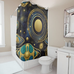 Ancient symbols pattern in vibrant Abstract Design