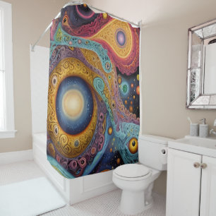 Ancient symbols pattern in vibrant Abstract Design