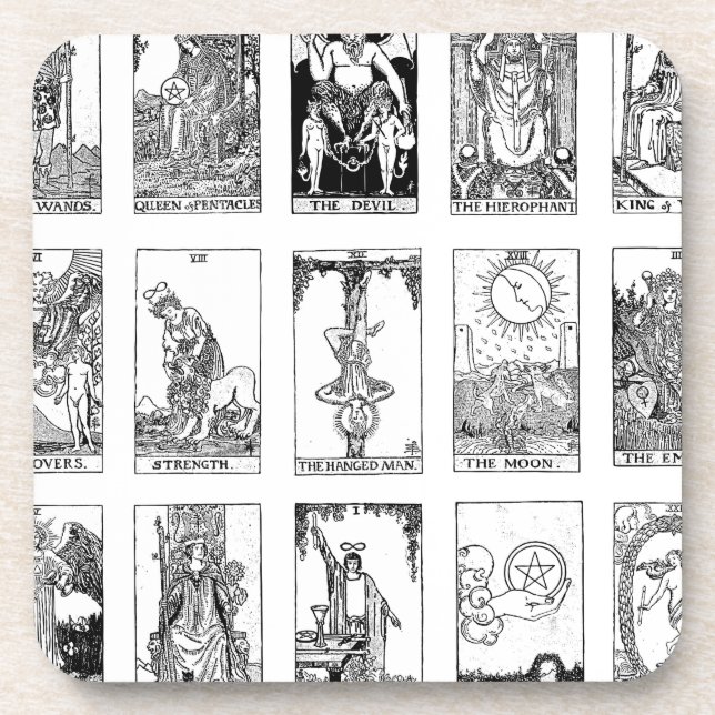 ancient tarot coaster (Front)