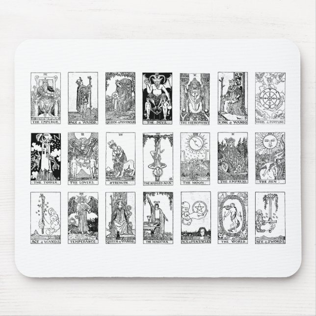 ancient tarot mouse pad (Front)