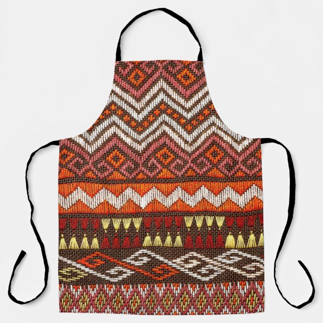 Ancient Thai handcraft, peruvian rug. Apron (Front)