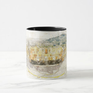Ancient theatre of Athens, Greece Mug