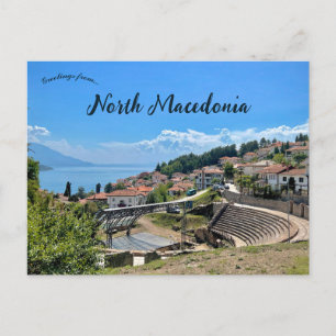 Ancient Theatre of Ohrid North Macedonia Postcard