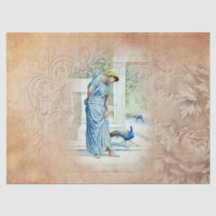 Ancient Times Woman Peacock Tissue Paper