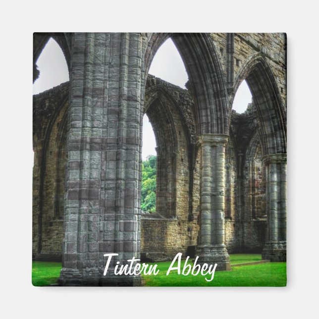Ancient Tintern Abbey, Cistercian Monastery, Wales Magnet (Front)