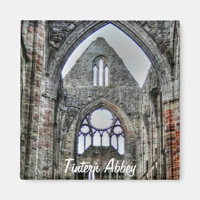 Ancient Tintern Abbey, Cistercian Monastery, Wales Magnet (Front)