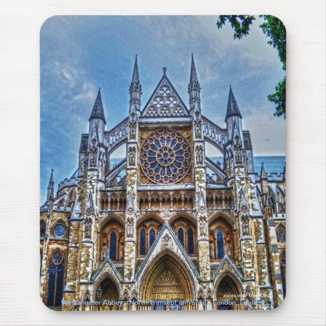 Ancient Tintern Abbey, Cistercian Monastery, Wales Mouse Pad (Front)