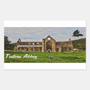 Ancient Tintern Abbey, Cistercian Monastery, Wales Sticker