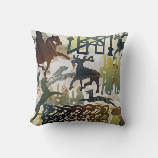 Ancient Travellers 1995 Throw Pillow (Front)