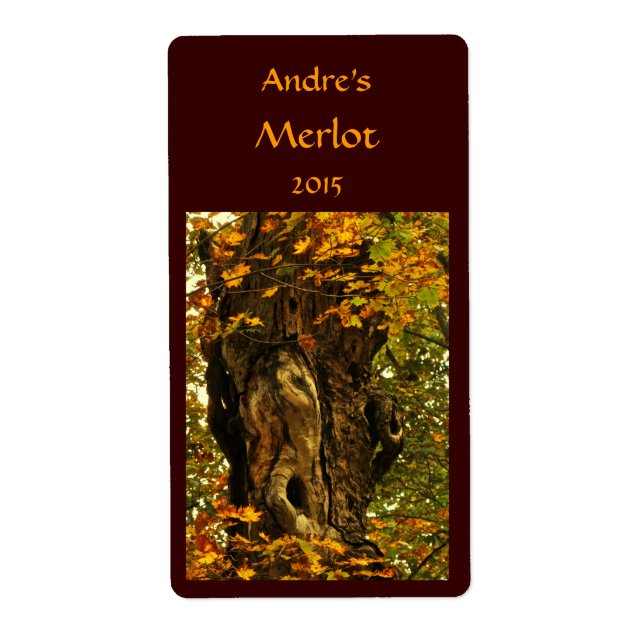 Ancient Tree Wine Label (Front)
