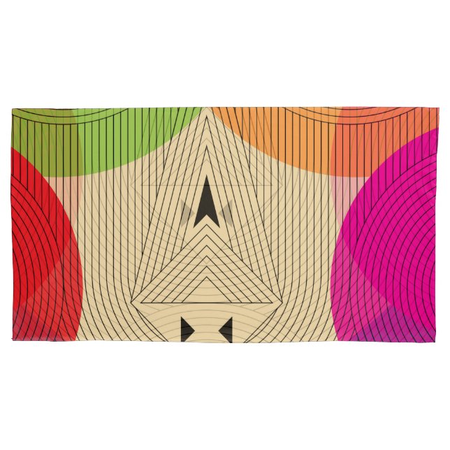 ancient triangle pillowcase (Front)