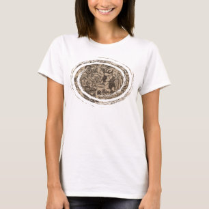 Ancient UFO - Mayan - Aztec Carving T-Shirt