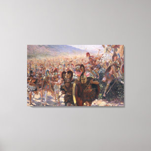 Ancient Warriors Canvas Print