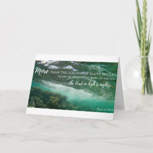 Ancient Waters Card Psalm 93:4