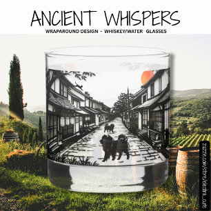 ANCIENT WHISPERS Chow water rocks glass