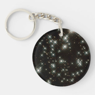 Ancient White Dwarf Stars In The Milky Way Galaxy Keychain