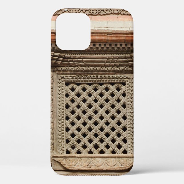 Ancient window in Nasal Chowk Courtyard of Hanuman Case-Mate iPhone Case (Back)