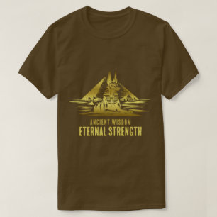 Ancient Wisdom, Eternal Strength - Gold T-Shirt