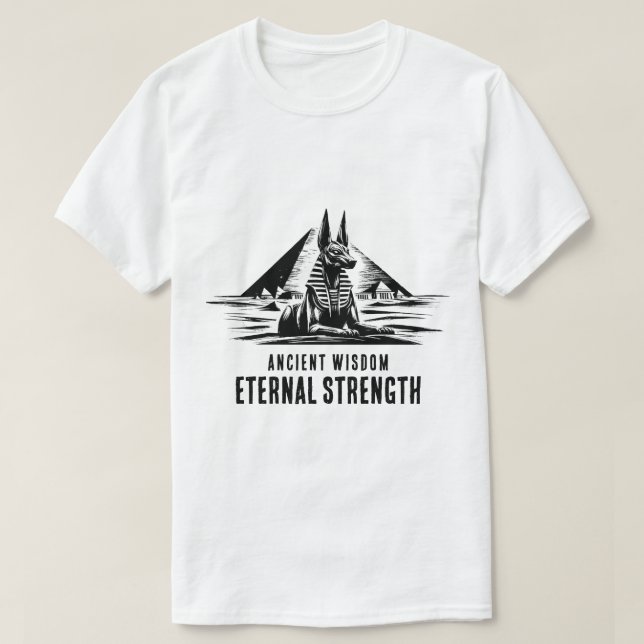 Ancient Wisdom, Eternal Strength T-Shirt (Design Front)