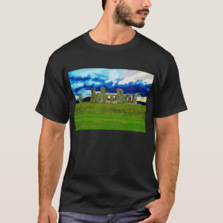 Ancient Wonder Architecture of Stonehenge England T-Shirt