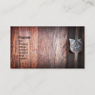 Ancient Wood, business card template