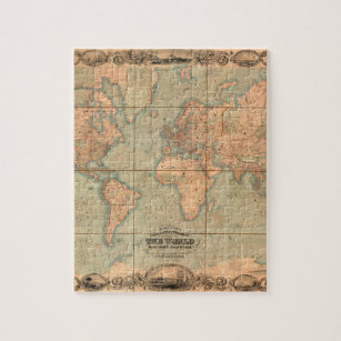 Ancient World Map 4 Jigsaw Puzzle