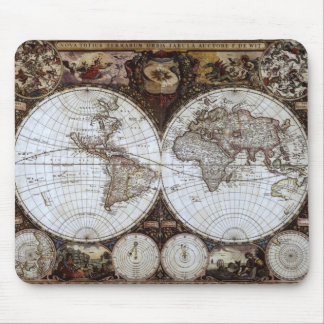 Ancient World Map Mouse Pad