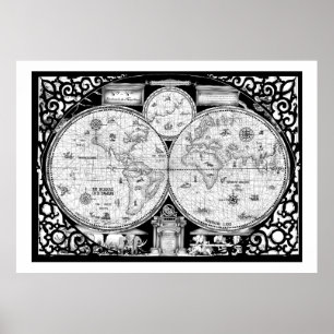 ancient world map No.2, tony fernandes Poster