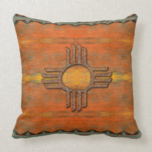 Ancient Zia Throw Pillow