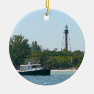 Anclote Key Lighthouse Ceramic Ornament
