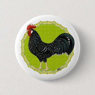 Ancona Rooster 2 Inch Round Button