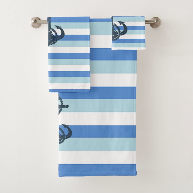 Ancrage bleu doux, marine (En situation)