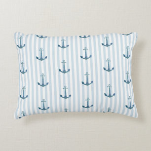 Ancre Bleu Coussin nautique