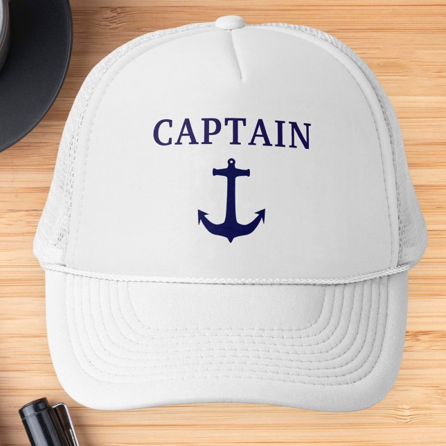 Ancre bleu marine Casquette du capitaine (Créateur téléchargé)