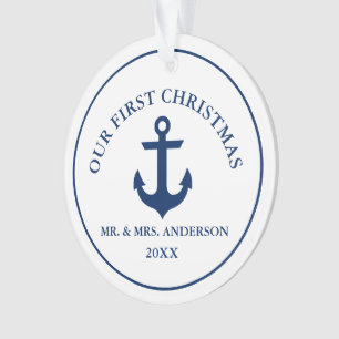 Ancre bleue marine Notre premier Noël